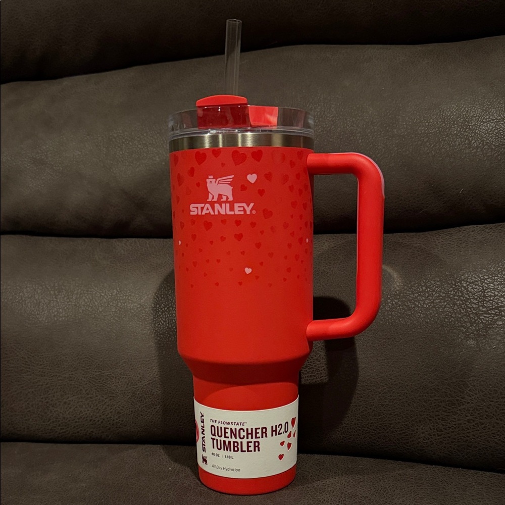 Stanley Heart Design Red Tumbler